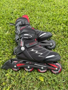 Advantage Pro Bladerunner Black & Red Inline Skates (New & Unused) (Size 8)